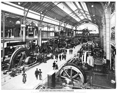 Figure 7. Gallery of Machines, Paris Exhibition, 1900.